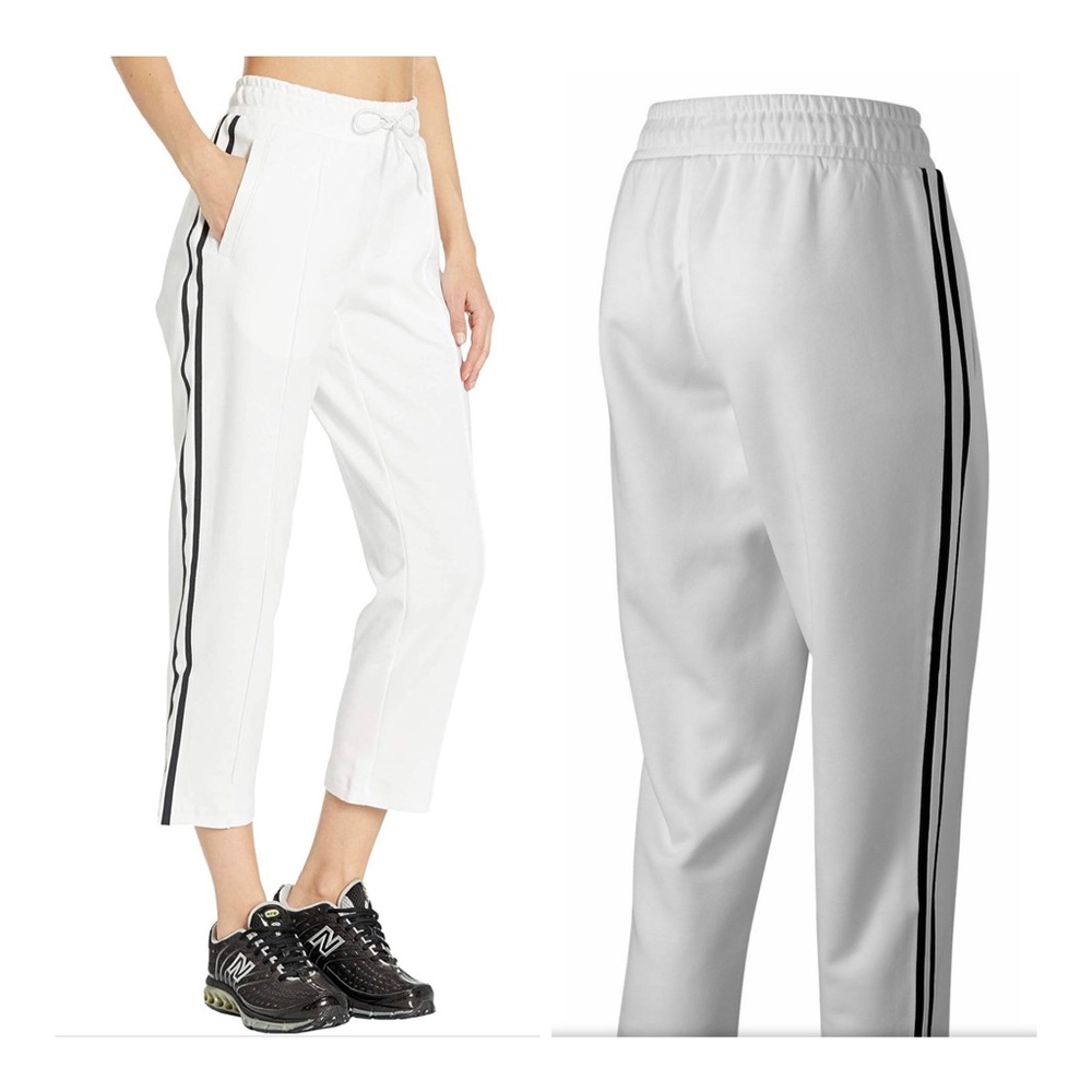 New Balance Selected Cropped White Track Pants size Medium NWT
